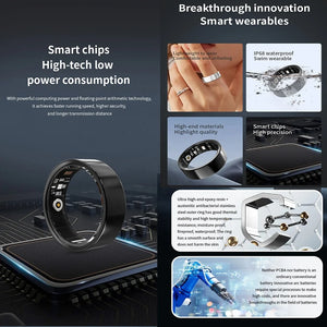 Health care ring smart daring Heart rate Sleep Activity Multisports GPS fitness tracker smartring Da Ring APP smart ring