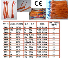 Fuegos artificiales de seguridad Encendedor eléctrico Ematch Encendedor eléctrico Encendedor de garra para fuegos artificiales exhibición pirotécnica 3M (100PCS)