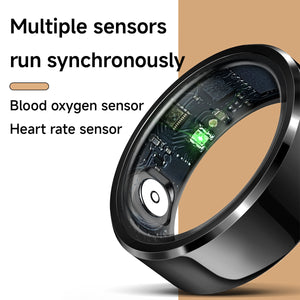 New LA380 smart ring heart rate blood oxygen sleep monitoring tracking ring IP68 waterproof health photo more