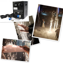 Stage Pyrotechnic Event Party Show Rent Titanium Powder Wireless 6pcs 650w Remote Fountain Sparkler Wedding Cold Spark Machine
