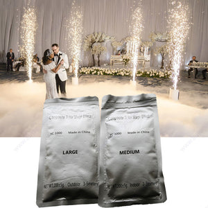 20bags Titanium Ti Powder Cold Spark Machine Dmx Cold Sparkular Sparkler Machine MSDS 200g Inddor Ourdoor Wedding Pyrotechnic