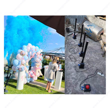 biodegradable gender reveal confetti cannon paper eco friendly color smoke streamer baby shower party shooting machine boy or girl pink blue