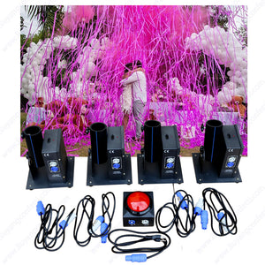 pink blue color smoke holi powder smoke cannon shooting machines Gender Reveal Wedding Party Confetti streamer Spray Shooter