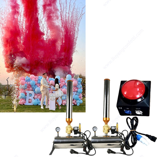 Gender Reveal color smoke cannon Wedding Party Popper Spray Powder Popper Color Run Holi Powder Shooter