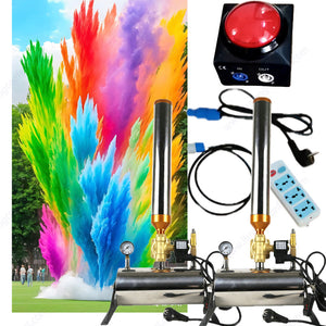 2 unids/lote envío gratis máquina de cañón streamer con cañón de confeti remoto 90-240V 150W máquina de confeti de escenario para fiesta de boda