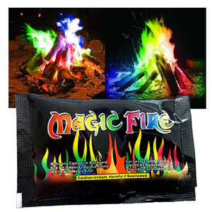 50bags 10g Flame Colorant Powder Triangle Decorations for Sale,  Special Effects Decorations, Event Supplies