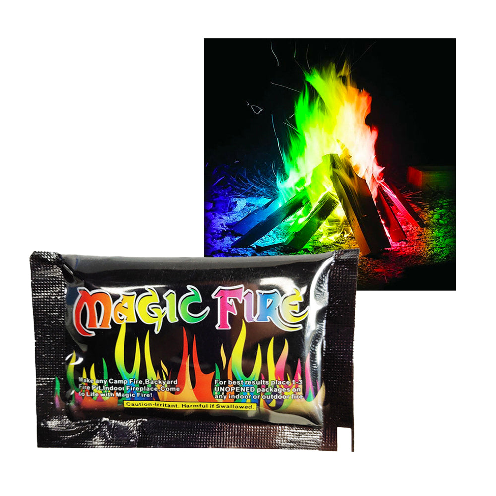 50bags 10g Flame Colorant Powder Triangle Decorations for Sale,  Special Effects Decorations, Event Supplies