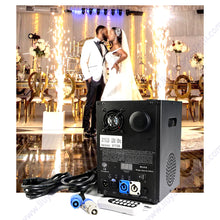 Stage Pyrotechnic Event Party Show Rent Titanium Powder Wireless 6pcs 650w Remote Fountain Sparkler Wedding Cold Spark Machine