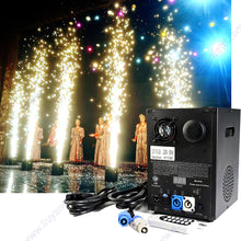 Stage Pyrotechnic Event Party Show Rent Titanium Powder Wireless 6pcs 650w Remote Fountain Sparkler Wedding Cold Spark Machine