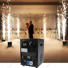 Stage Pyrotechnic Event Party Show Rent Titanium Powder Wireless 6pcs 650w Remote Fountain Sparkler Wedding Cold Spark Machine