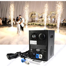 Stage Pyrotechnic Event Party Show Rent Titanium Powder Wireless 6pcs 650w Remote Fountain Sparkler Wedding Cold Spark Machine