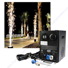 Stage Pyrotechnic Event Party Show Rent Titanium Powder Wireless 6pcs 650w Remote Fountain Sparkler Wedding Cold Spark Machine