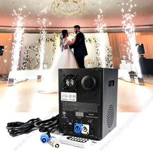 Stage Pyrotechnic Event Party Show Rent Titanium Powder Wireless 6pcs 650w Remote Fountain Sparkler Wedding Cold Spark Machine