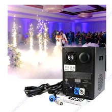 Stage Pyrotechnic Event Party Show Rent Titanium Powder Wireless 6pcs 650w Remote Fountain Sparkler Wedding Cold Spark Machine