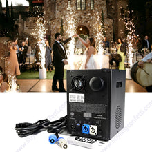 Stage Pyrotechnic Event Party Show Rent Titanium Powder Wireless 6pcs 650w Remote Fountain Sparkler Wedding Cold Spark Machine