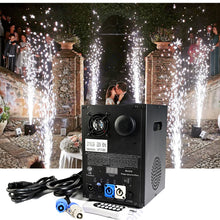 Stage Pyrotechnic Event Party Show Rent Titanium Powder Wireless 6pcs 650w Remote Fountain Sparkler Wedding Cold Spark Machine