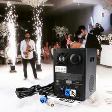 Stage Pyrotechnic Event Party Show Rent Titanium Powder Wireless 6pcs 650w Remote Fountain Sparkler Wedding Cold Spark Machine