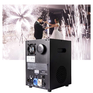 Stage Pyrotechnic Event Party Show Rent Titanium Powder Wireless 6pcs 650w Remote Fountain Sparkler Wedding Cold Spark Machine