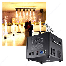 Reusable Remote and DMX control cold spark stage waterfall machine sparkler sparkular for wedding stage concert event show