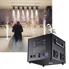 Reusable Remote and DMX control cold spark stage waterfall machine sparkler sparkular for wedding stage concert event show