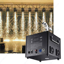 Reusable Remote and DMX control cold spark stage waterfall machine sparkler sparkular for wedding stage concert event show