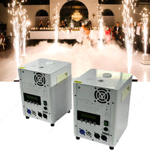 2pcs Remote DMX Control Cold Spark Machine, Titanium Sparkler Machine for Weddings & Events