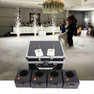 Remote control cold fountain receiver spark machine 2 4 8 channel stage wedding equipment