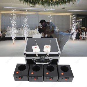 Remote control cold fountain receiver spark machine 2 4 8 channel stage wedding equipment