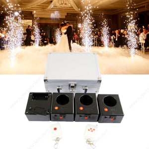 Remote control cold fountain receiver spark machine 2 4 8 channel stage wedding equipment