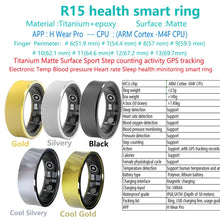 Health care ring smart daring Heart rate Sleep Activity Multisports GPS fitness tracker smartring Da Ring APP smart ring