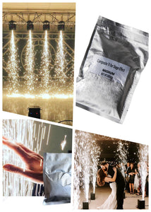 10 Bag Ti Powder 200g Titanium Metal Powder Outdoor Cold Spark Fountain  Sparkular Machine Consumables Powder