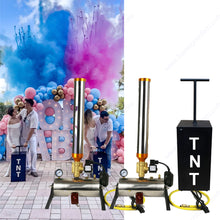 Handheld Gender Reveal Confetti Cannon, Celebration Popper for Weddings & Christmas, Paper Confetti Launcher for Festive Occasions