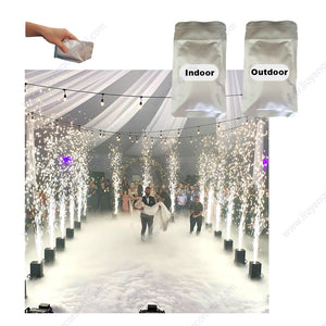 20bags Titanium Ti Powder Cold Spark Machine Dmx Cold Sparkular Sparkler Machine MSDS 200g Inddor Ourdoor Wedding Pyrotechnic