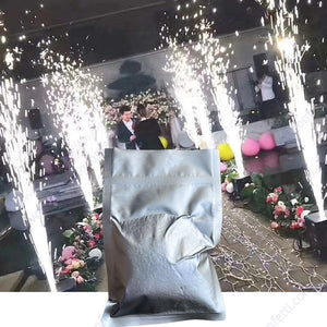 20bags Titanium Ti Powder Cold Spark Machine Dmx Cold Sparkular Sparkler Machine MSDS 200g Inddor Ourdoor Wedding Pyrotechnic