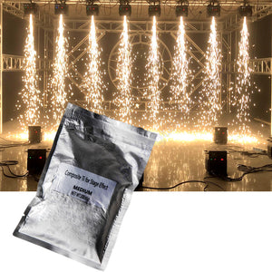 20bags Titanium Ti Powder Cold Spark Machine Dmx Cold Sparkular Sparkler Machine MSDS 200g Inddor Ourdoor Wedding Pyrotechnic