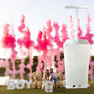 Gender Reveal Smoke Machine Sprays, Confetti Cannon Wedding Party Graduation Baby Shower Decorations