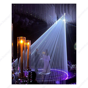 2024 15W RGB ILDA 10W Wedding Laser Dmx Dj Hall Professional Stage Lighting Disco Strong Beams Club Light Marriage Bride Banquet