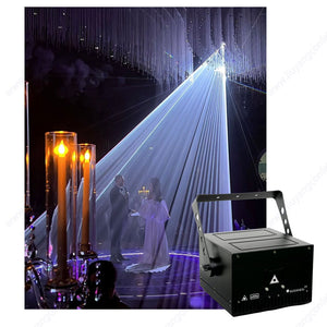 2024 15W RGB ILDA 10W Wedding Laser Dmx Dj Hall Professional Stage Lighting Disco Strong Beams Club Light Marriage Bride Banquet