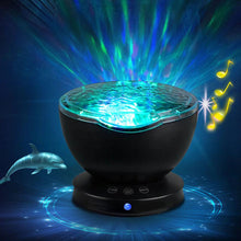 New DJ Disco Ball Ocean Wave  Sound Activated Laser Projector RGB Stage Lighting effect Lamp LED Light Music Christmas KTV Party - Kesheng special effect equipment