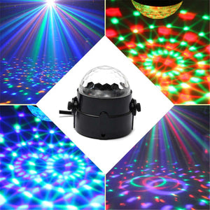 5W Mini Sound Control Laser Projector Stage Light Crystal Ball Night Lamp DJ Club Pub Bar Disco Wedding Party Show Lighting - Kesheng special effect equipment