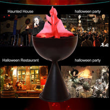 Electronic Artificial Simulated Flame Lamp Vertical Cylinder Brazier Lamp For Party Bar Soul House Halloween Decorative Lamp - Kesheng special effect equipment