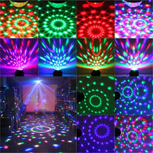 Sound Activated Disco Lights Rotating Ball Lights 3W RGB LED Stage Lights For Christmas Home KTV Xmas Wedding Show Pub D - Kesheng special effect equipment