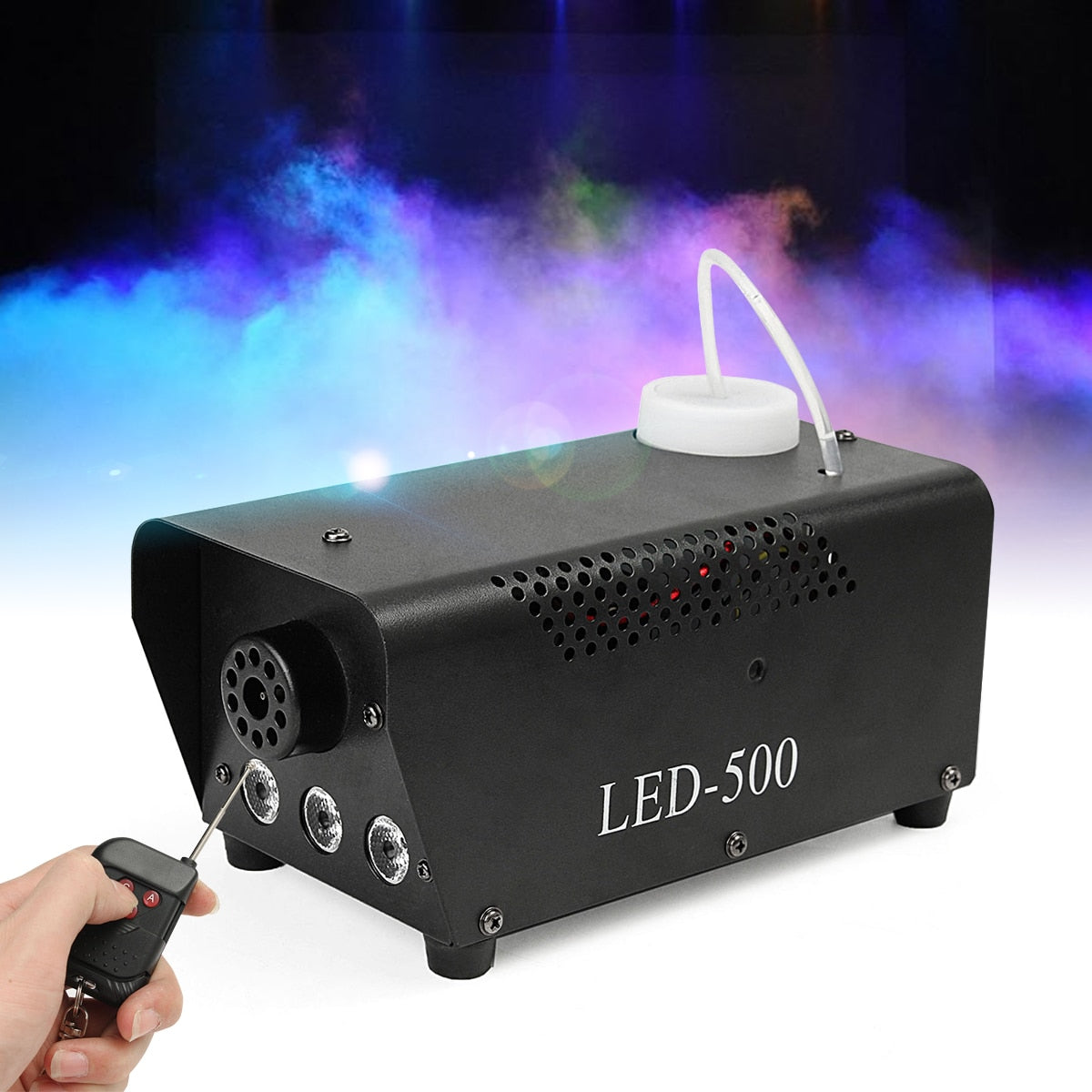Wireless control LED 500W Fog Smoke Machine Remote RGB color Smoke eje