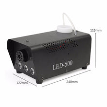 Wireless control LED 500W Fog Smoke Machine Remote RGB color Smoke ejector LED DJ Party Stage Light Smoke Thrower - Kesheng special effect equipment