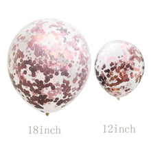 5PCS 12inch&18inch Large Confetti Air Balloons Latex Ballon Birthday Party Balloons Home Decor Wedding Ballons Party Supplies - Kesheng special effect equipment