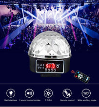 24W Sound Control Stage Light 8 Colors 110-220V 14+3 Modes LED Magic Crystal Ball Lamp DMX Disco Light Laser Wedding Party Lamp - Kesheng special effect equipment