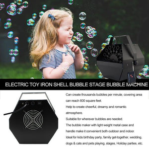 25W 1.2L Stage Bubble Machine Automatic Bubble Machine with High Output Remote Control for Wedding Party DJ Stage Effect - Kesheng special effect equipment