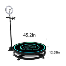 360 Photobooth Machine Automatic Slow Motion Rotating Portable Selfie Platform Spin Degree Photo Booth Stand