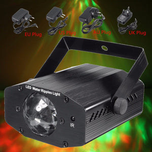 3W RGB 7 Color Remote Control LED Laser Projector Stage Light Water Wave Effect Light Club Bar DJ KTV Disco Party Lamp - Kesheng special effect equipment