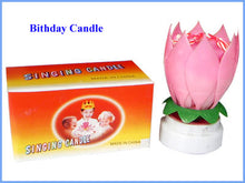 rotating music candle flower candle birthday candle - Kesheng special effect equipment